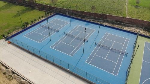 Synthetic Lawn Tennis Court